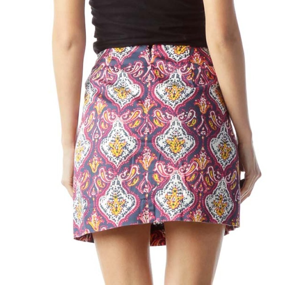 J.Crew Multicolored Printed Pocketed Mini Skirt - Picture 3 of 3